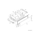 GE ZIC363NBVBLH convertible drawer diagram