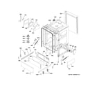 GE PDT145SGL0WW body parts diagram