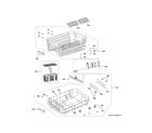 GE ZDT165SIL0II rack assemblies diagram