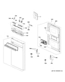 Escutcheon & door asembly