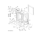 GE GDT225SGL0BB body parts diagram