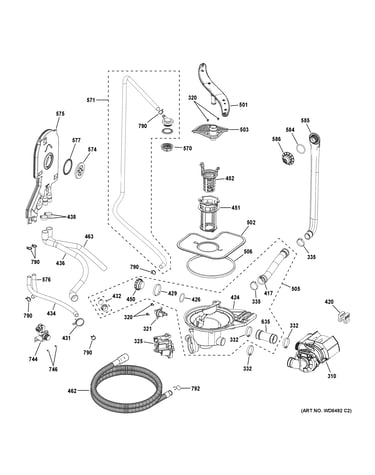 Motor-pump mechanism