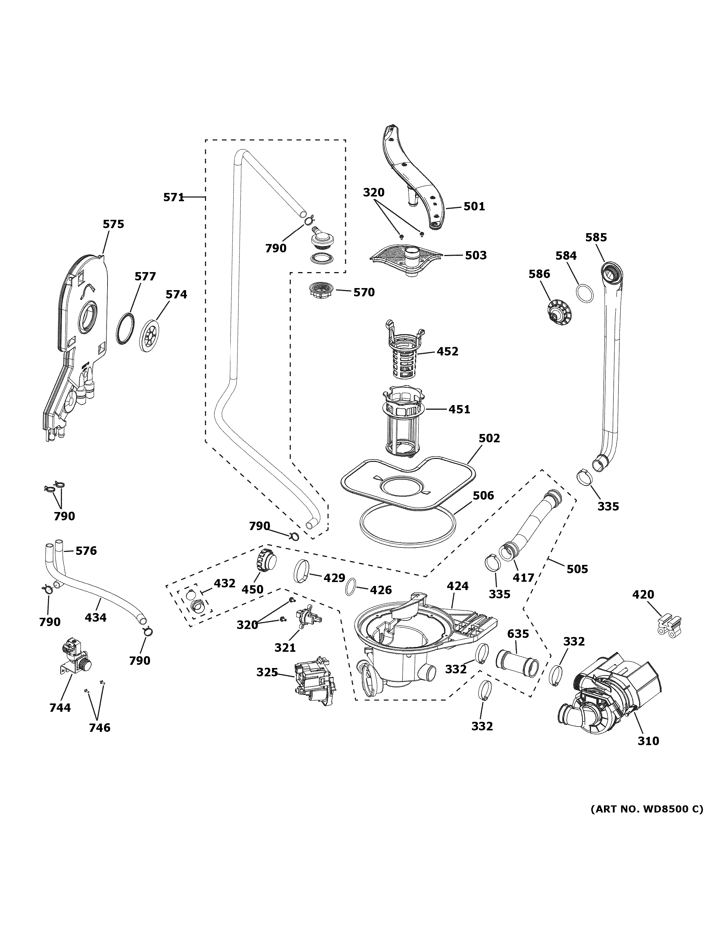Motor-pump mechanism