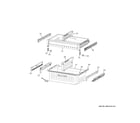 GE PVD28BYNFS freezer shelves diagram