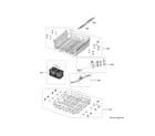 GE GDT226SIL0II rack assemblies diagram