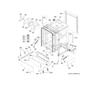 GE ZDT165SIL1II body parts diagram