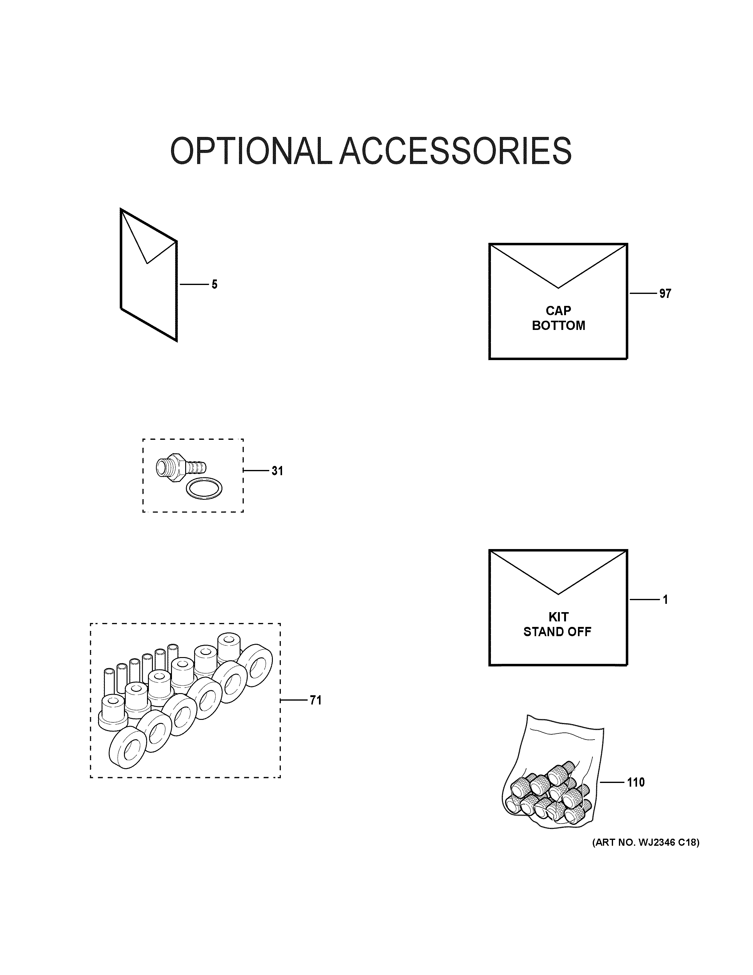 Optional accessories