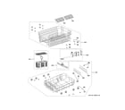 GE QDT125SSL1SS rack assemblies diagram