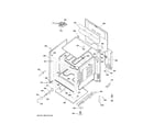 GE JB256DM4WW body parts diagram