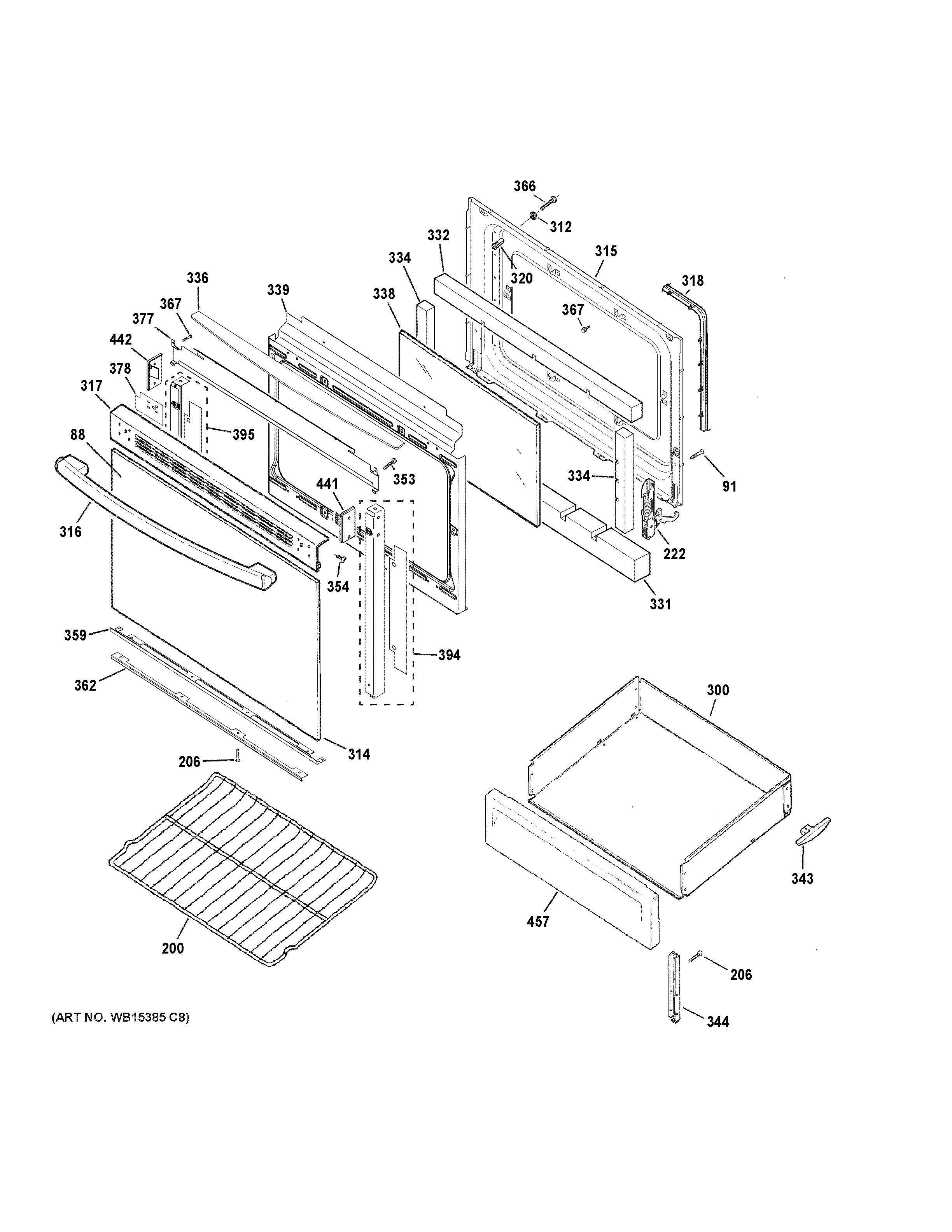 Door & drawer parts