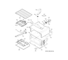 GE PB960BJ9TS upper oven diagram