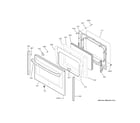 GE PB960BJ9TS lower door diagram