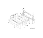 GE JGBS86SP1SS upper door diagram