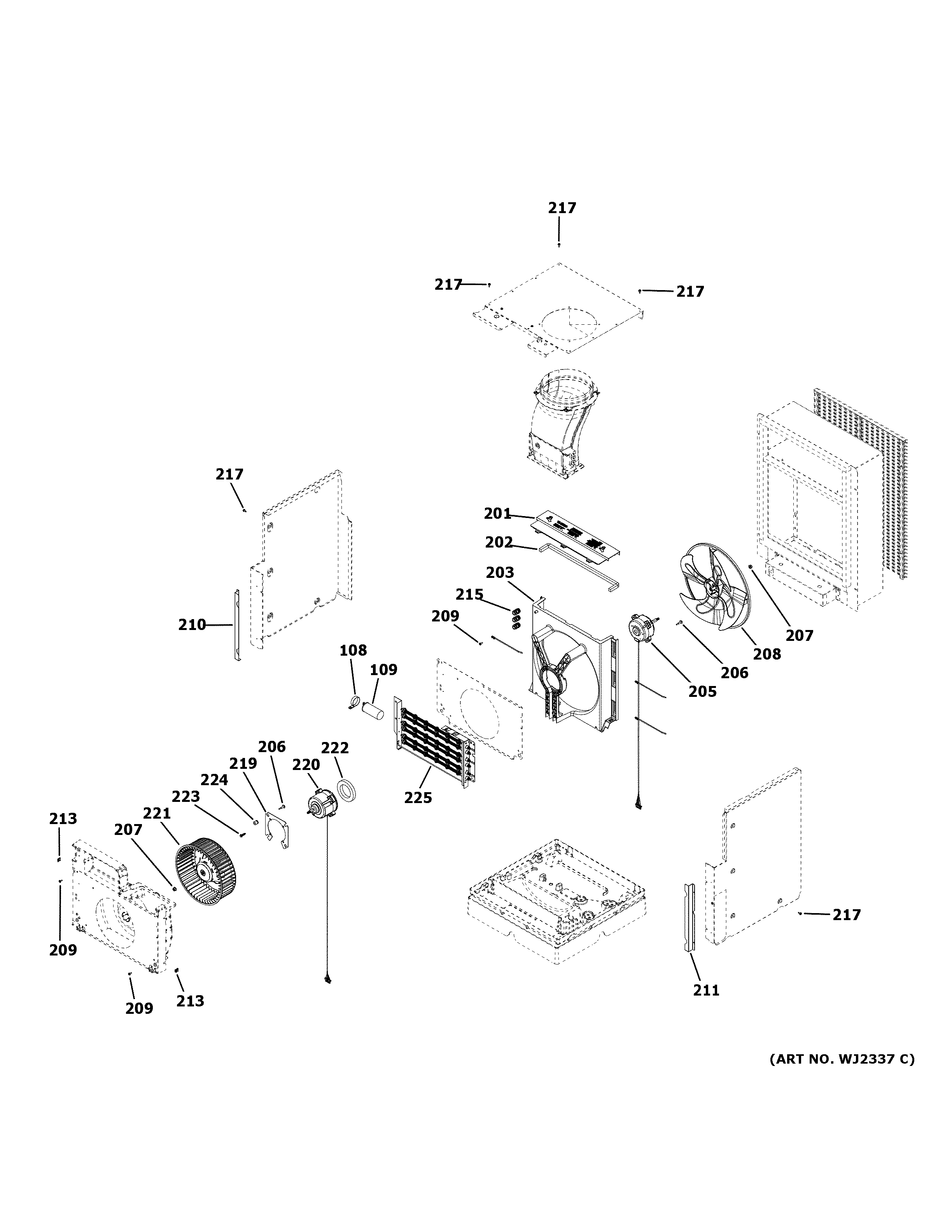 Motor & chassis parts