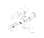 GE AZ9VH12DBMH2 motor & chassis parts diagram