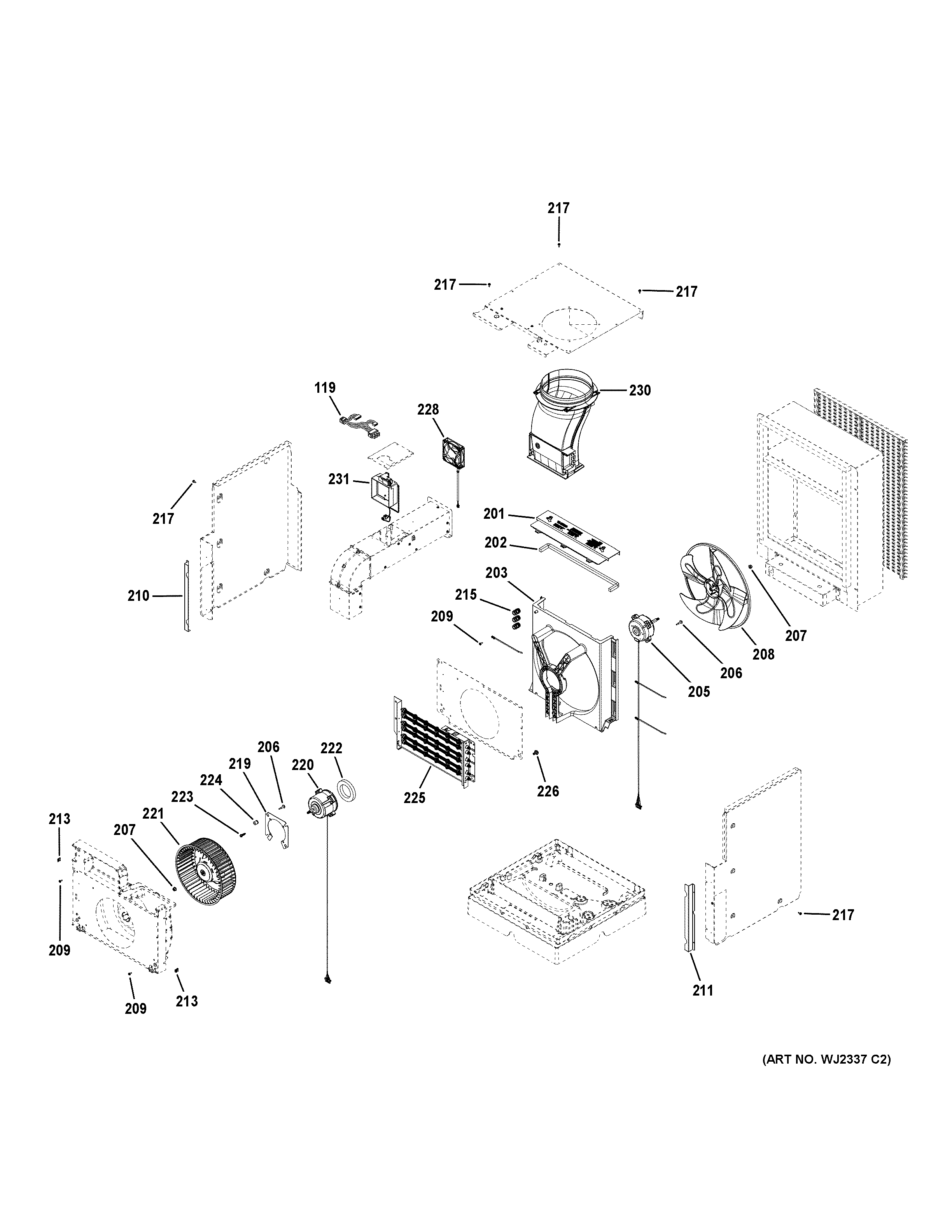 Motor & chassis parts