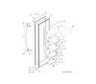 GE PZS22MSKBHSS fresh food door diagram