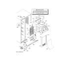 GE PZS22MSKBHSS freezer section diagram