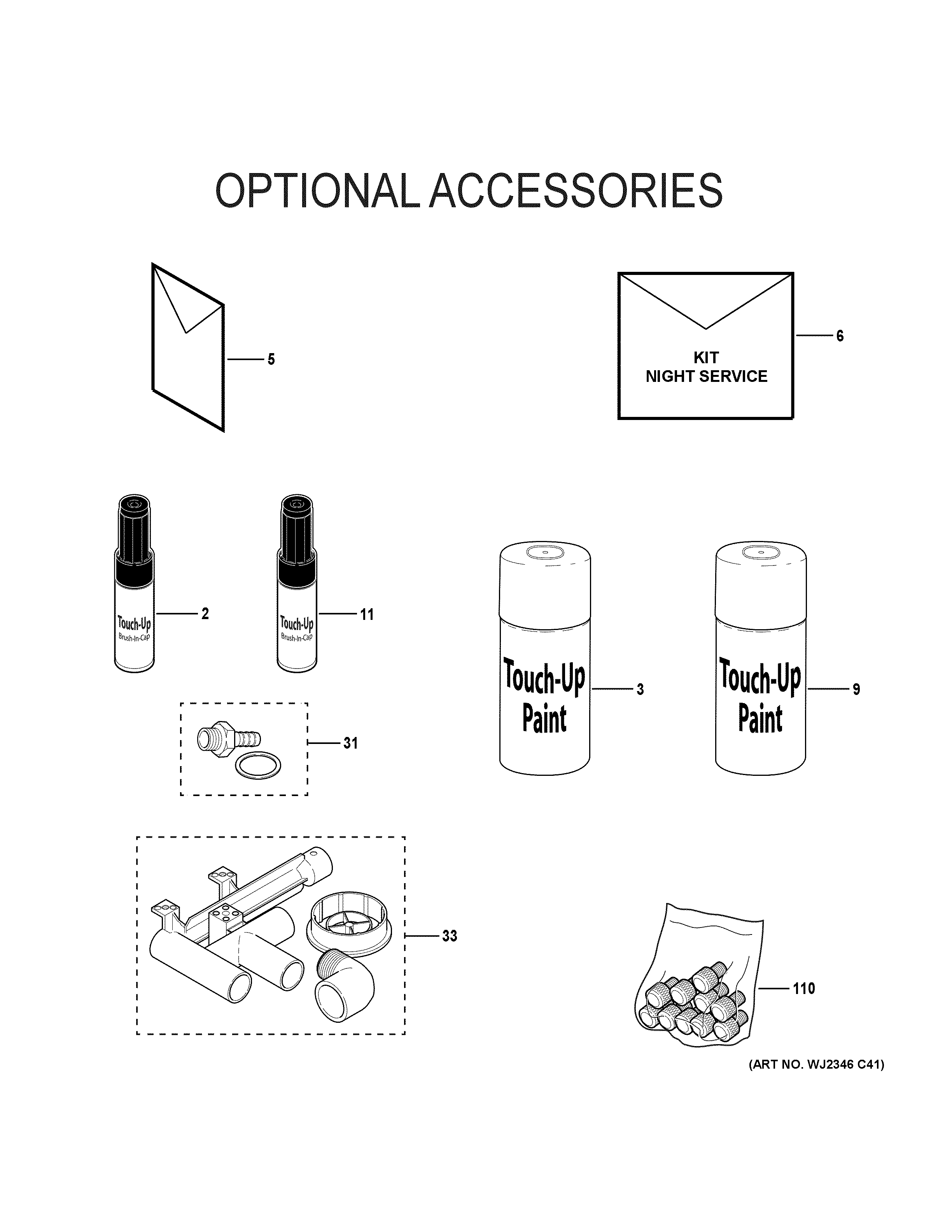 Optional accessories