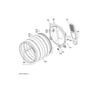 GE PFD87ESSV0WW drum diagram