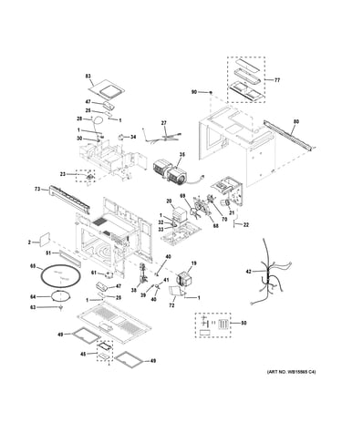 Oven cavity parts