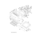 GE JGB635REK6SS door & drawer parts diagram