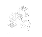 GE JBS160DM4WW door & drawer parts diagram