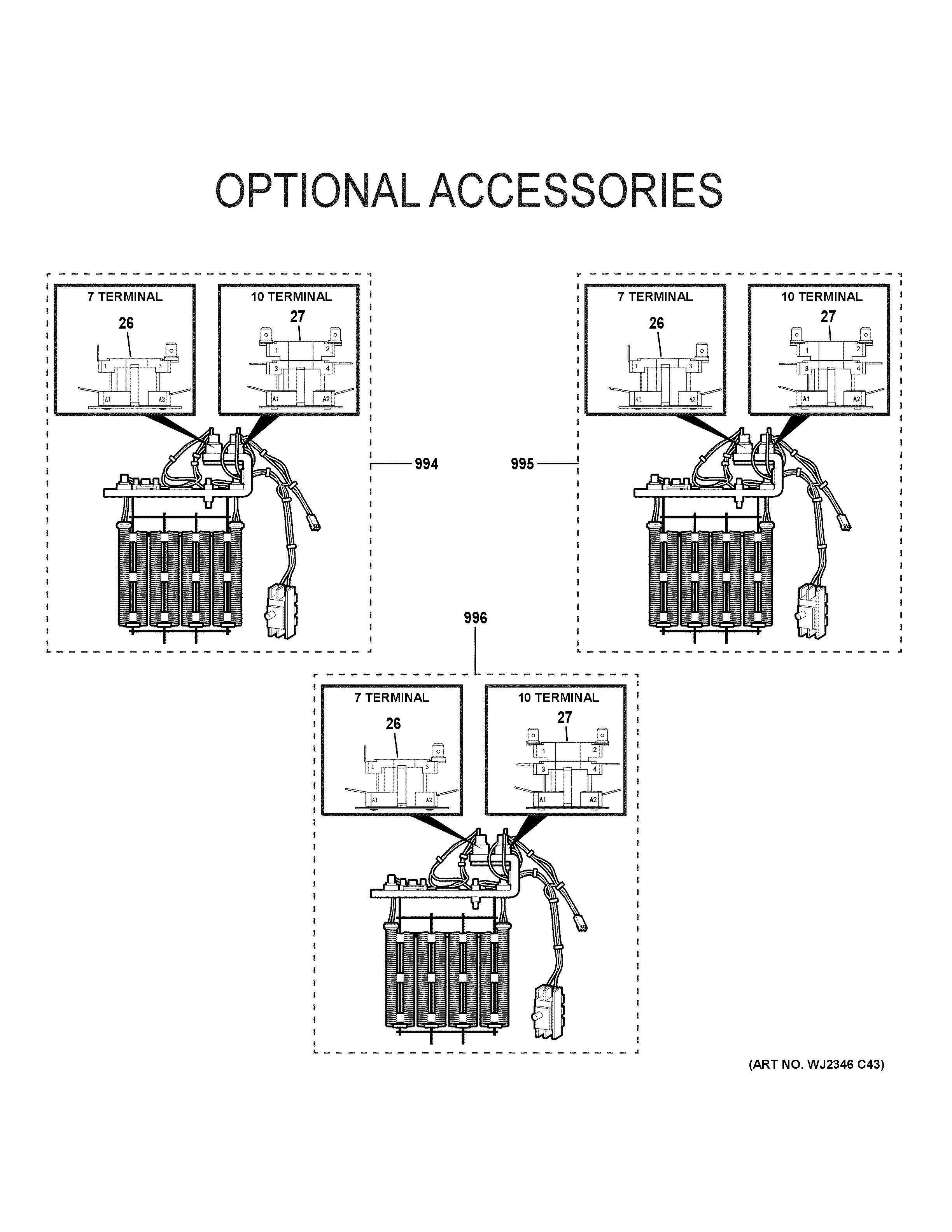 Optional accessories