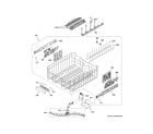 GE ZDT925SPNCSS upper rack assembly diagram