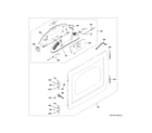 GE PTD90GBPT0RS door diagram