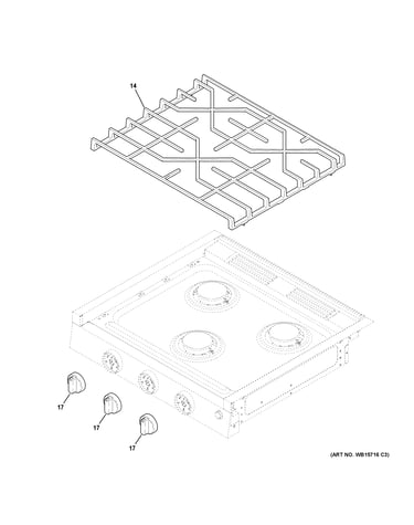 Control panel & cooktop