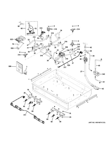 Gas & burner parts