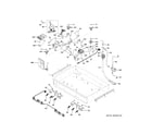 GE CGY366P3T1D1 gas & burner parts diagram