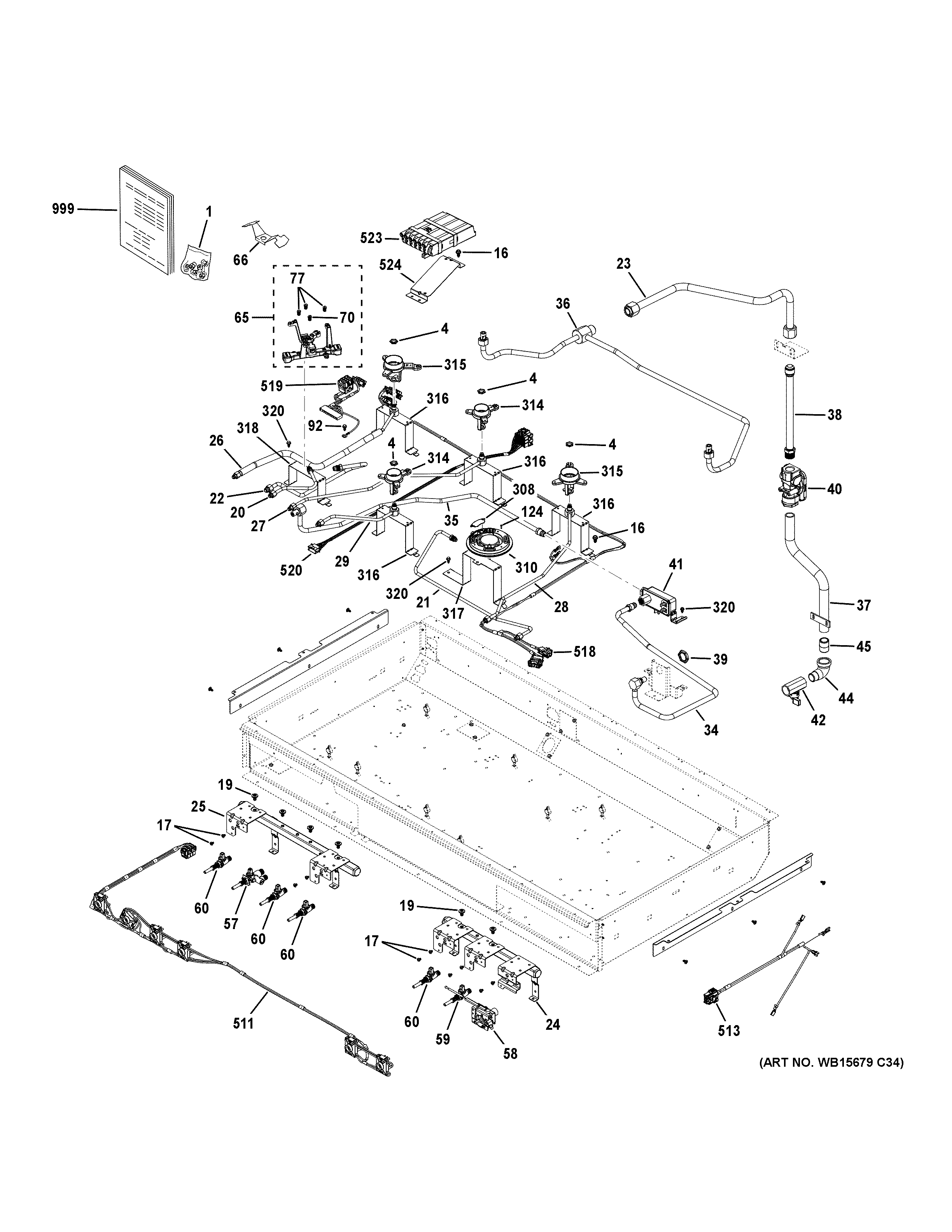 Gas & burner parts