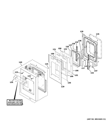 Small door assembly