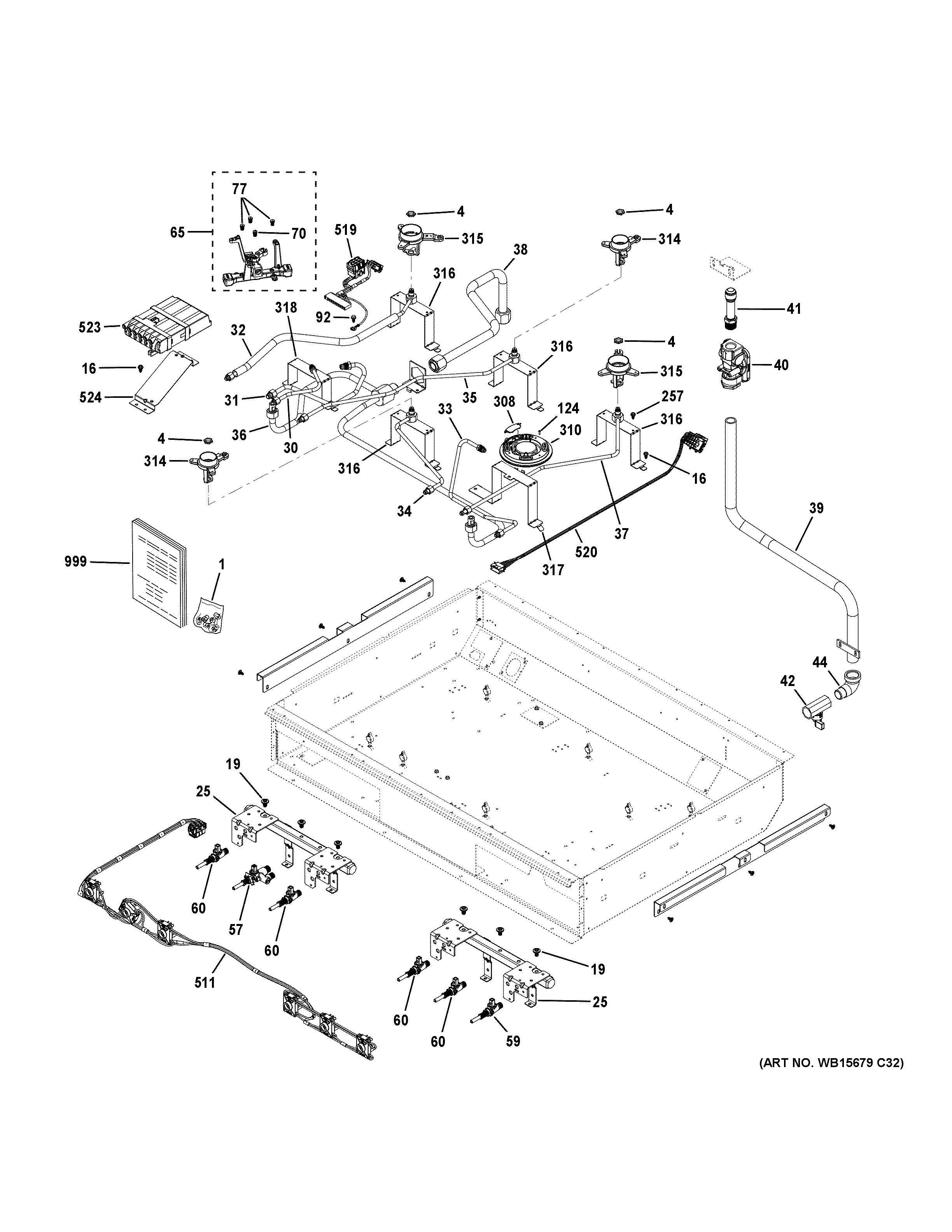 Gas & burner parts