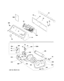 Backsplash, blower & motor assembly