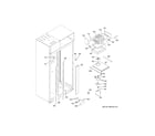 GE ZISS420NXASS freezer section diagram