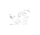 GE ZISS420NXASS ice maker & dispenser diagram