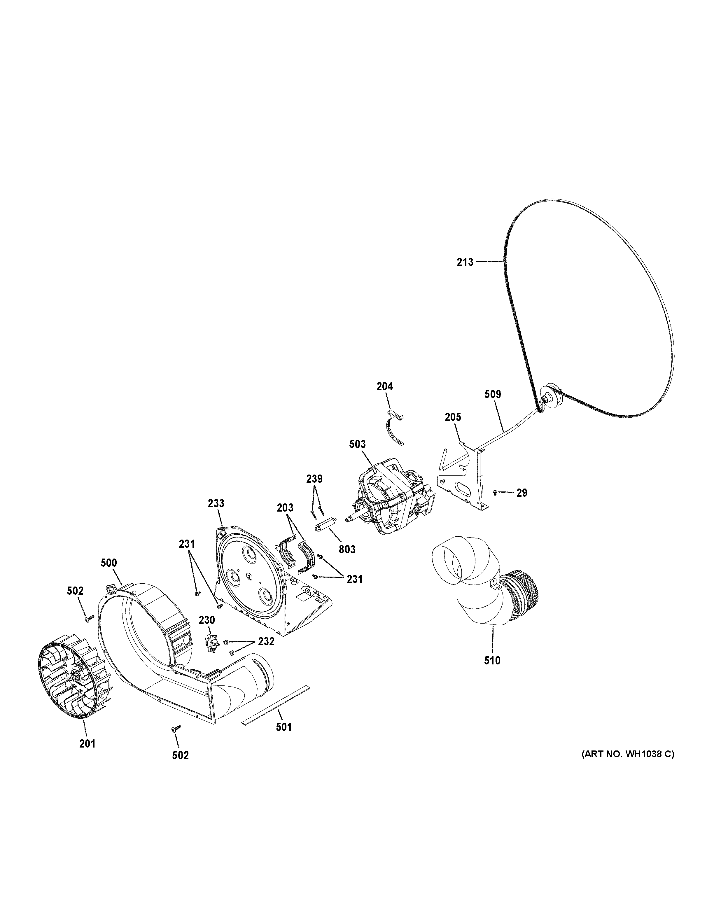 Blower & motor assembly