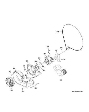 Blower & motor assembly