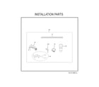 GE CDD220P3W0D1 installation parts diagram