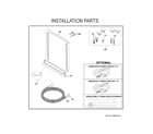 GE GDF650SYV1FS installation parts diagram