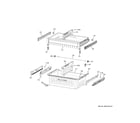 GE PVD28BYNDFS freezer shelves diagram