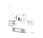 GE PVD28BYNDFS machine compartment diagram