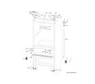 GE PVD28BYNHFS case parts diagram