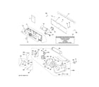 GE PTD70EBST1WS backplash, blower & motor assembly diagram