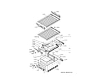 GE ZIW303NPPBII shelves & drawers diagram