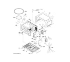 GE ZEB1227SL1SS oven cavity parts diagram