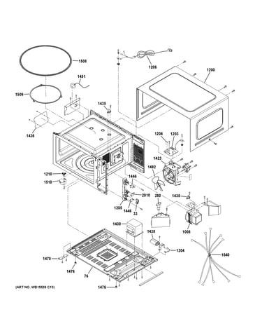 Oven cavity parts